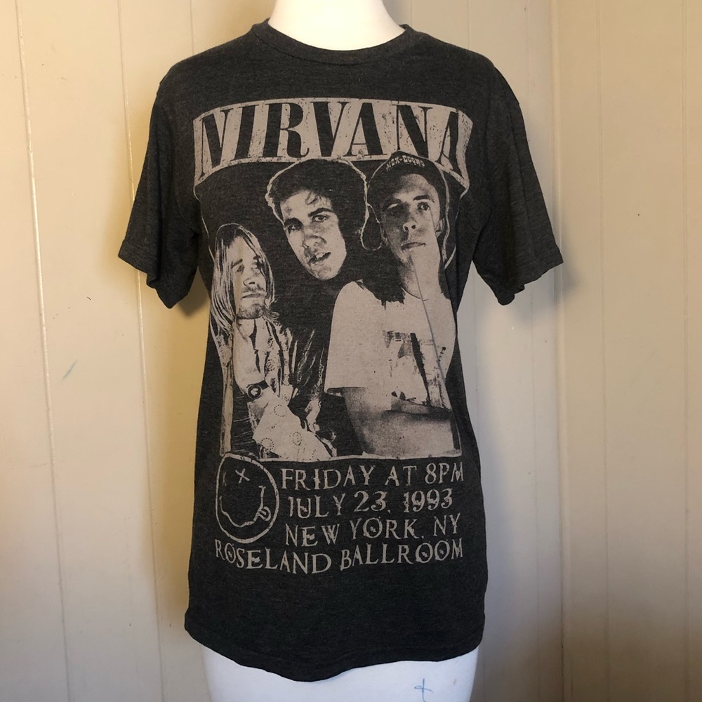 Six fifty one Nirvana Tee-shirt concert tour